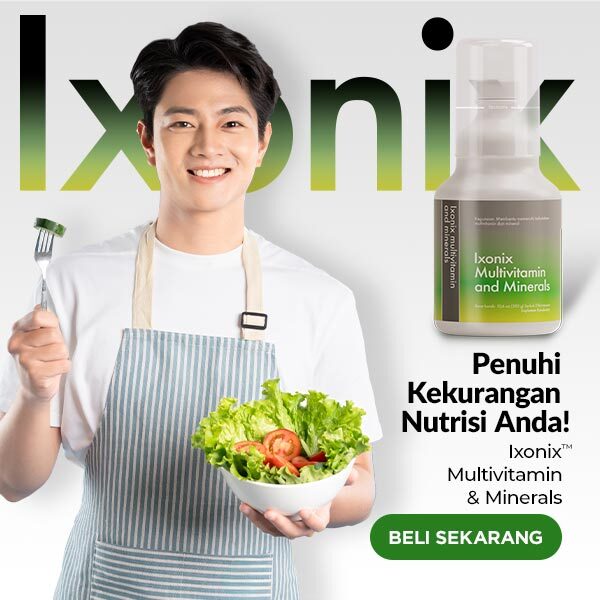 Ixonix™ Multivitamin & Minerals Penuhi Kekurangan Nutrisi Anda! Beli Sekarang