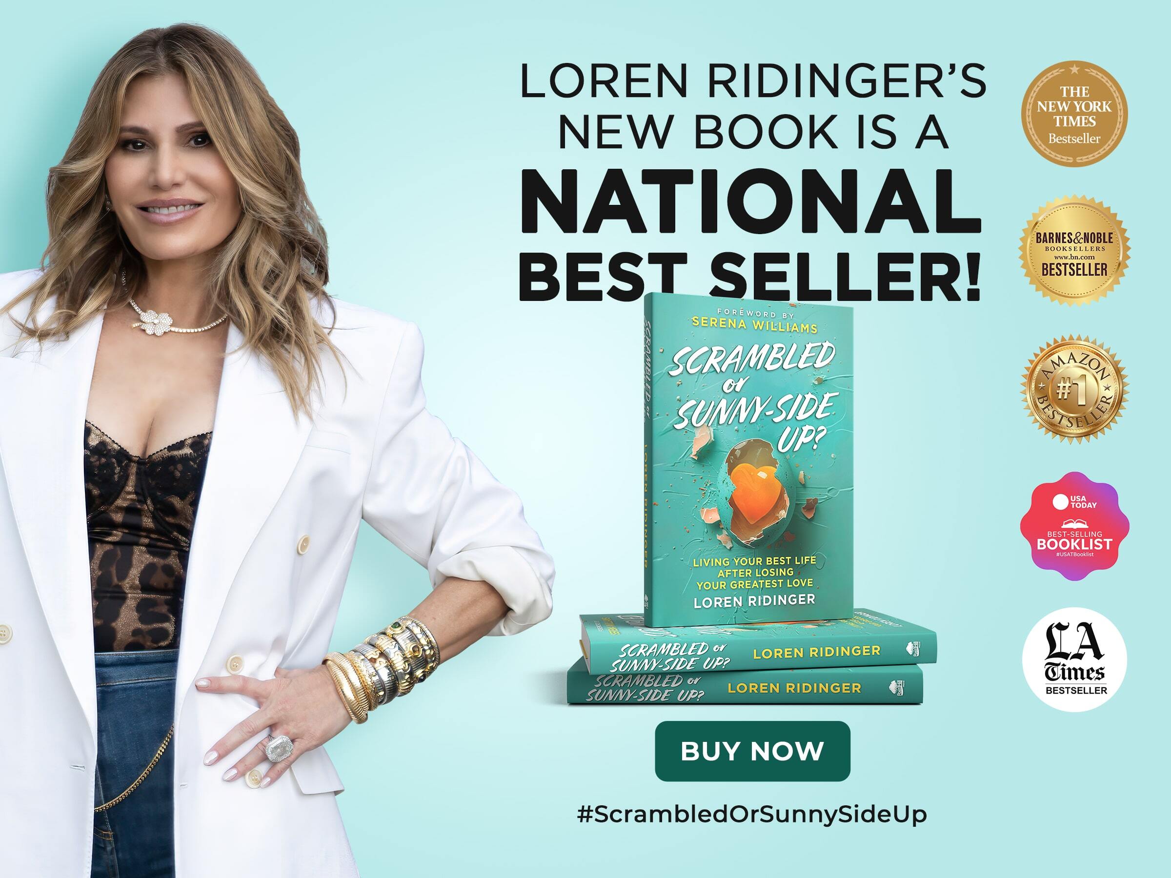 SCRAMBLED or SUNNY-SIDE UP? LOREN RIDINGER Award-Winning Book Is Here! BUY NOW #ScrambledOrSunnySideUp