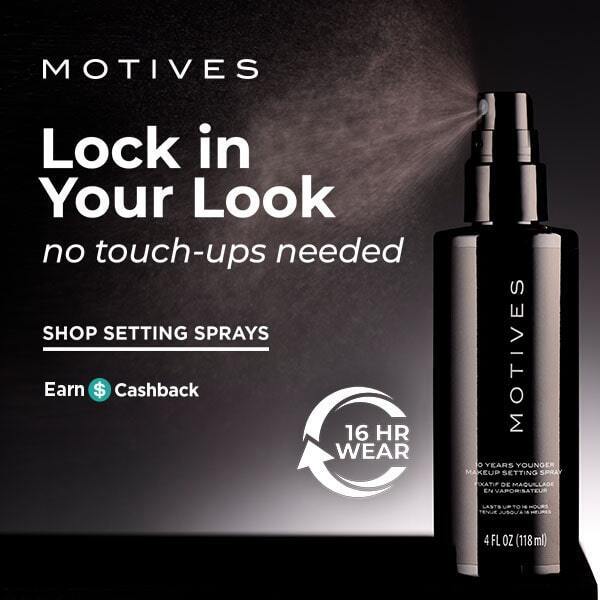 Motives Lock in Your Look no touch-ups needed Shop Setting Sprays 16 hour wear