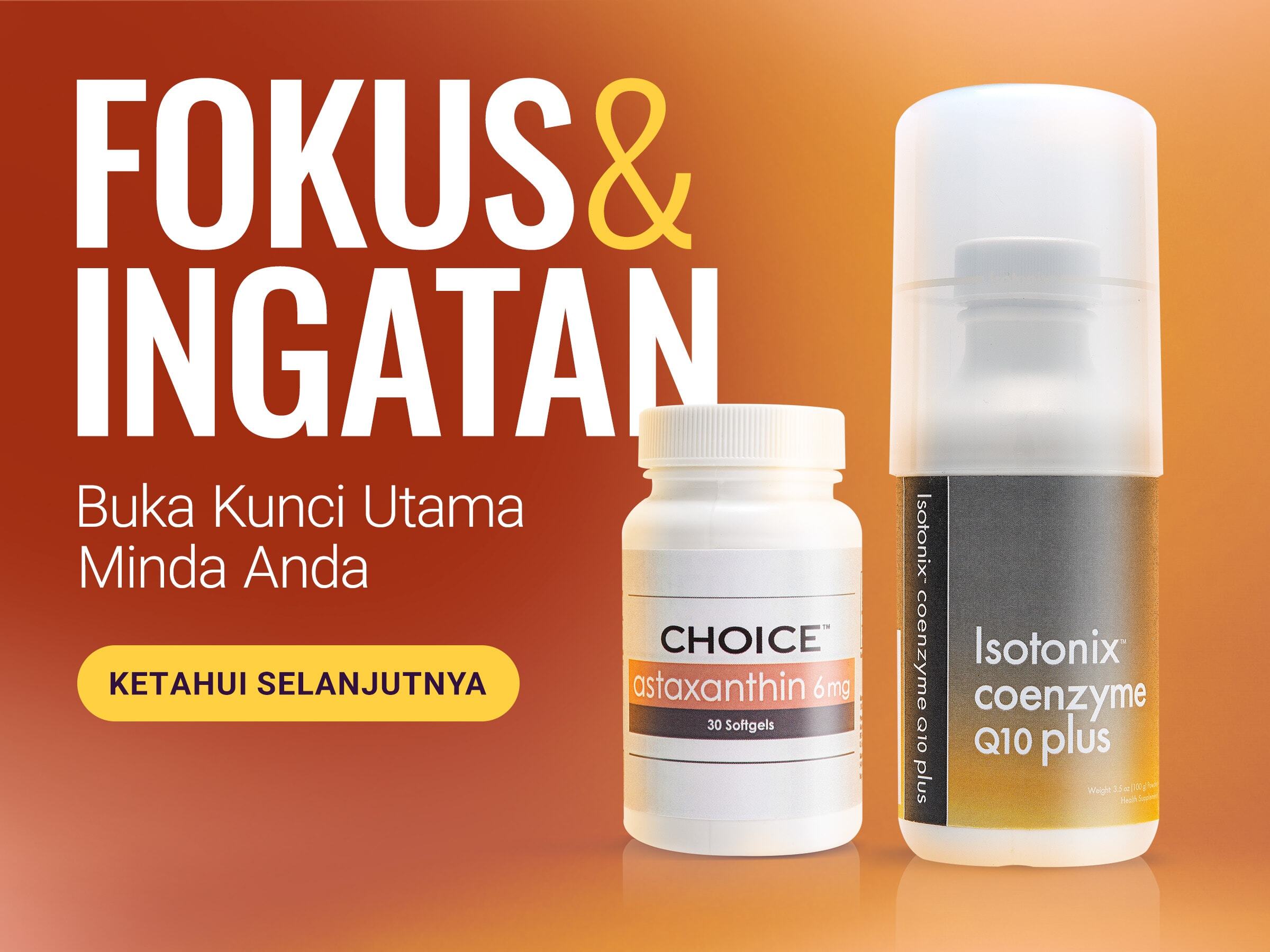 Fokus & Ingatan Buka Kunci Utama Minda Anda CTA: Ketahui Selanjutnya