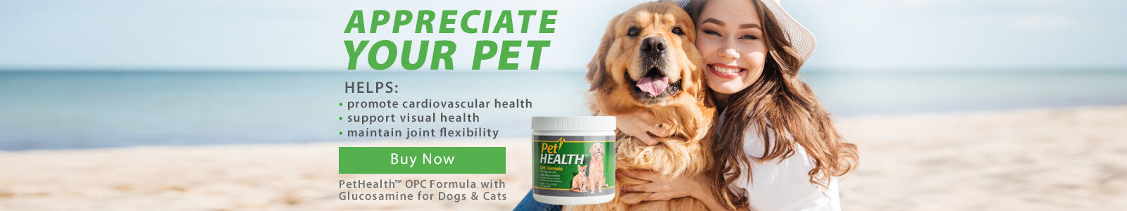 PetHealth OPC Formula with Glucosamine for Dogs & Cats PetHealth OPC Formula with Glucosamine for Dogs & Cats