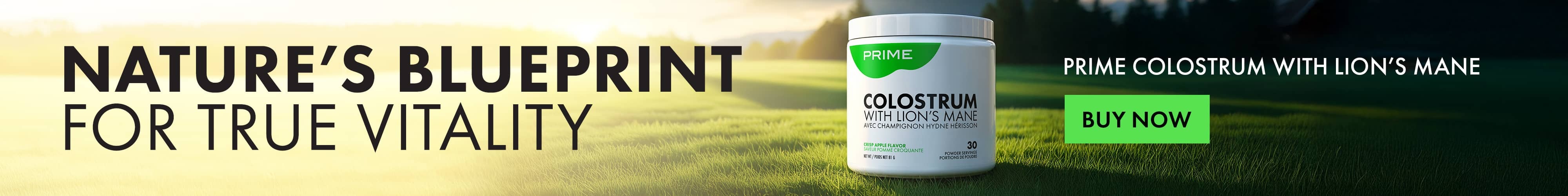 Prime™ Colostrum with Lion's Mane