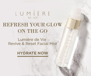 Refresh your glow on the go Lumière de Vie® Revive & Reset Facial Mist Hydrate Now