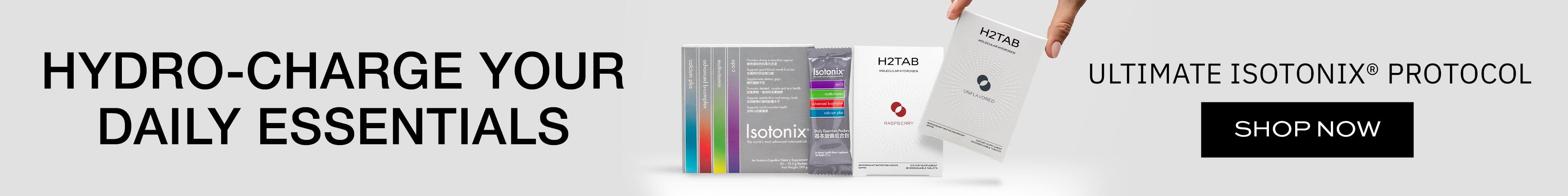 The Ultimate Isotonix® Protocol Hydro-Charge your Daily Essentials Shop Now