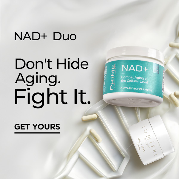 NAD+ Duo Don't Hide Aging. Fight It. GET YOURS