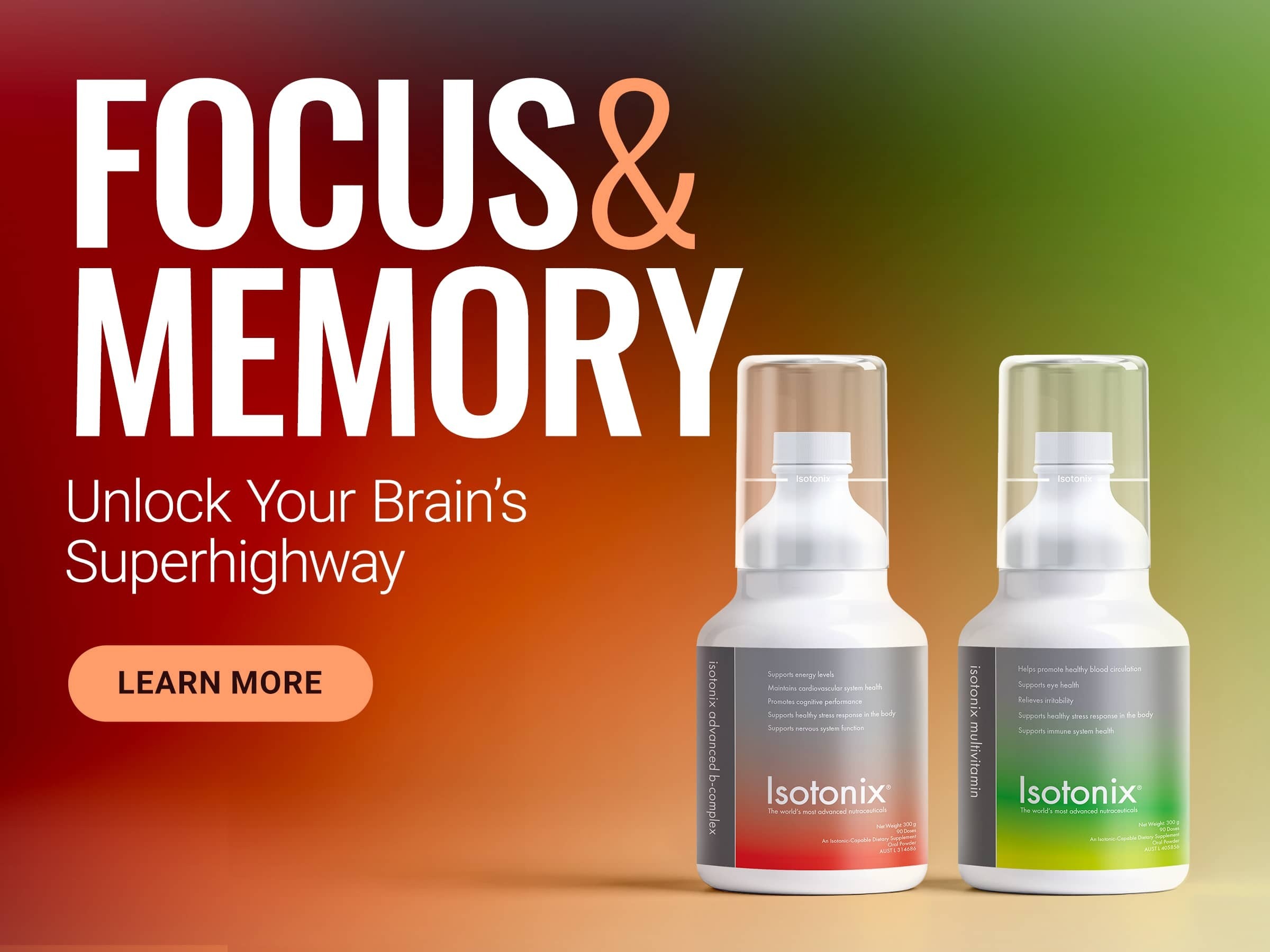 Focus & Memory. Unlock Your Brain’s Superhighway. Learn More