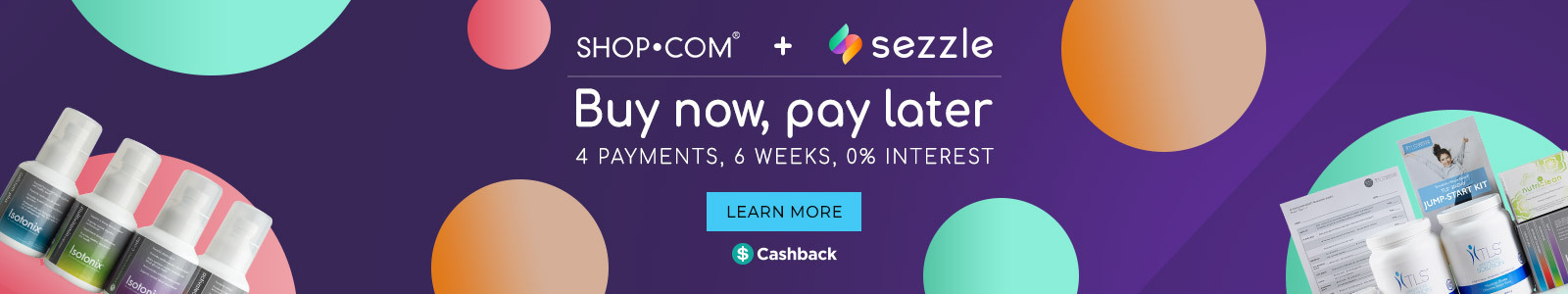 SHOP.COM | Sezzle Buy now, pay later 4 payments, 6 weeks, 0% interest Learn More