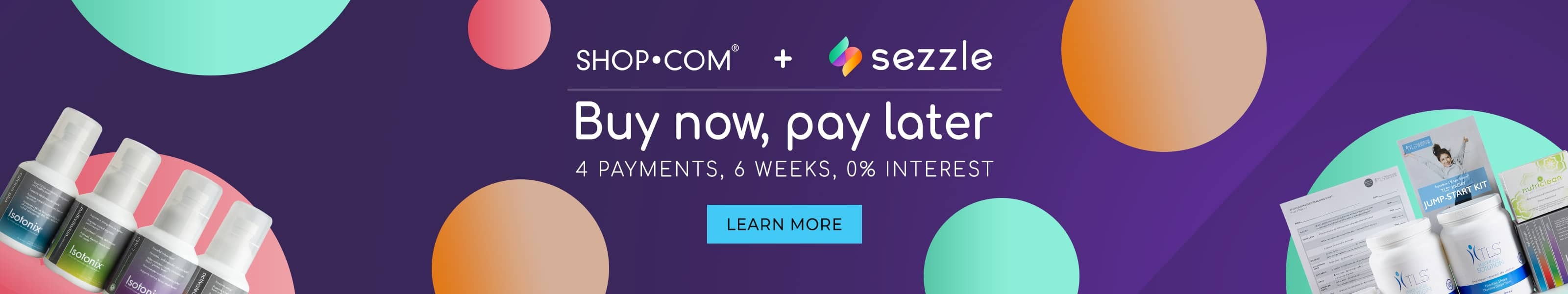 Sezzle - Buy now, pay later. 4 Payments, 6 Week, 0% Interest