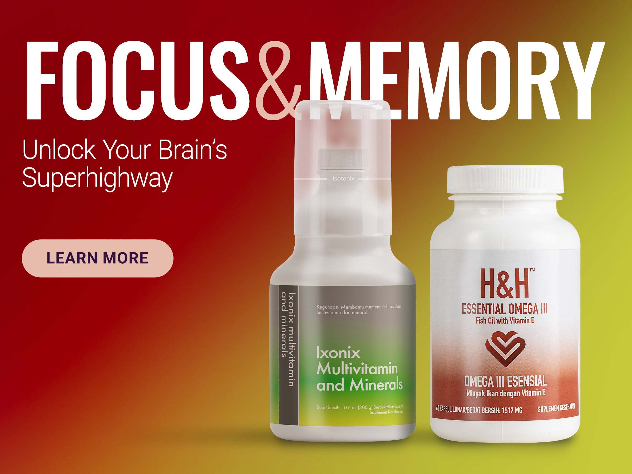 Focus & Memory Unlock Your Brain’s Superhighway Learn More