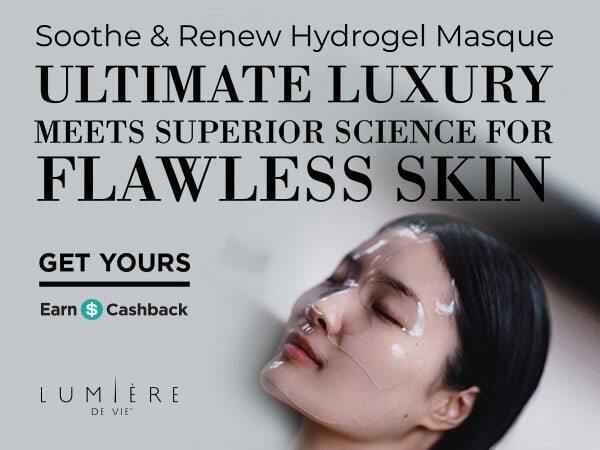 Soothe & Renew Hydrogel Masque Tagline: Ultimate luxury meets superior science for flawless skin CTA: Get Yours